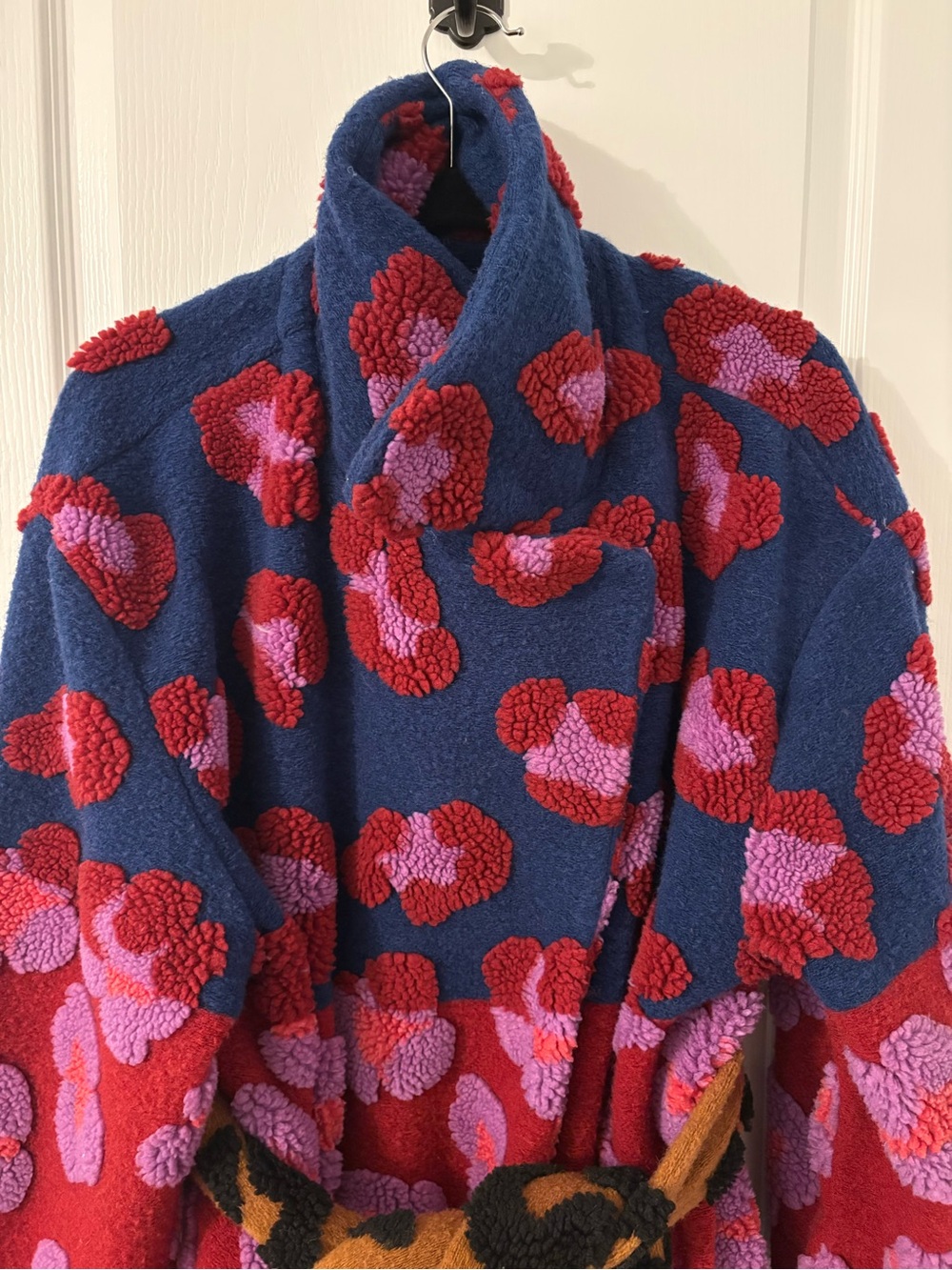 Farm Rio Teddy Coat size medium - Picture 6 of 11